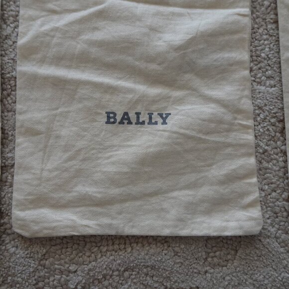 Set of 3 Bally Shoe Purse Dust Bag Drawstring 14”x 7” Beige - Picture 3 of 7